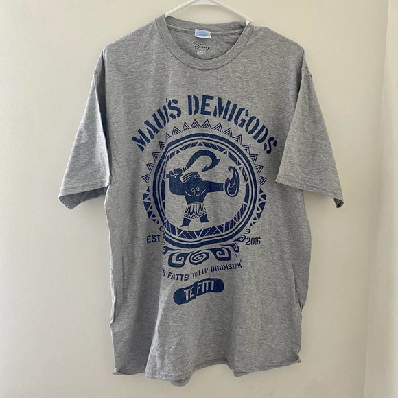 Disney Other - Disney Maui's Demigods Moana Shirt Te Fiti Men's XL Fatten You Up Drumstick
